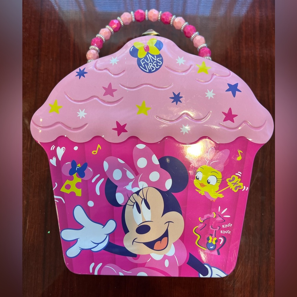 Disney Pink Tin Cupcake